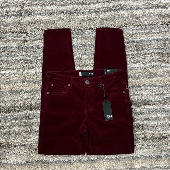 KUT From The Kloth Diana Skinny Jeans Sz 2 | KUT Diana Corduroy Skinny Jeans NWT - Picture 2 of 15